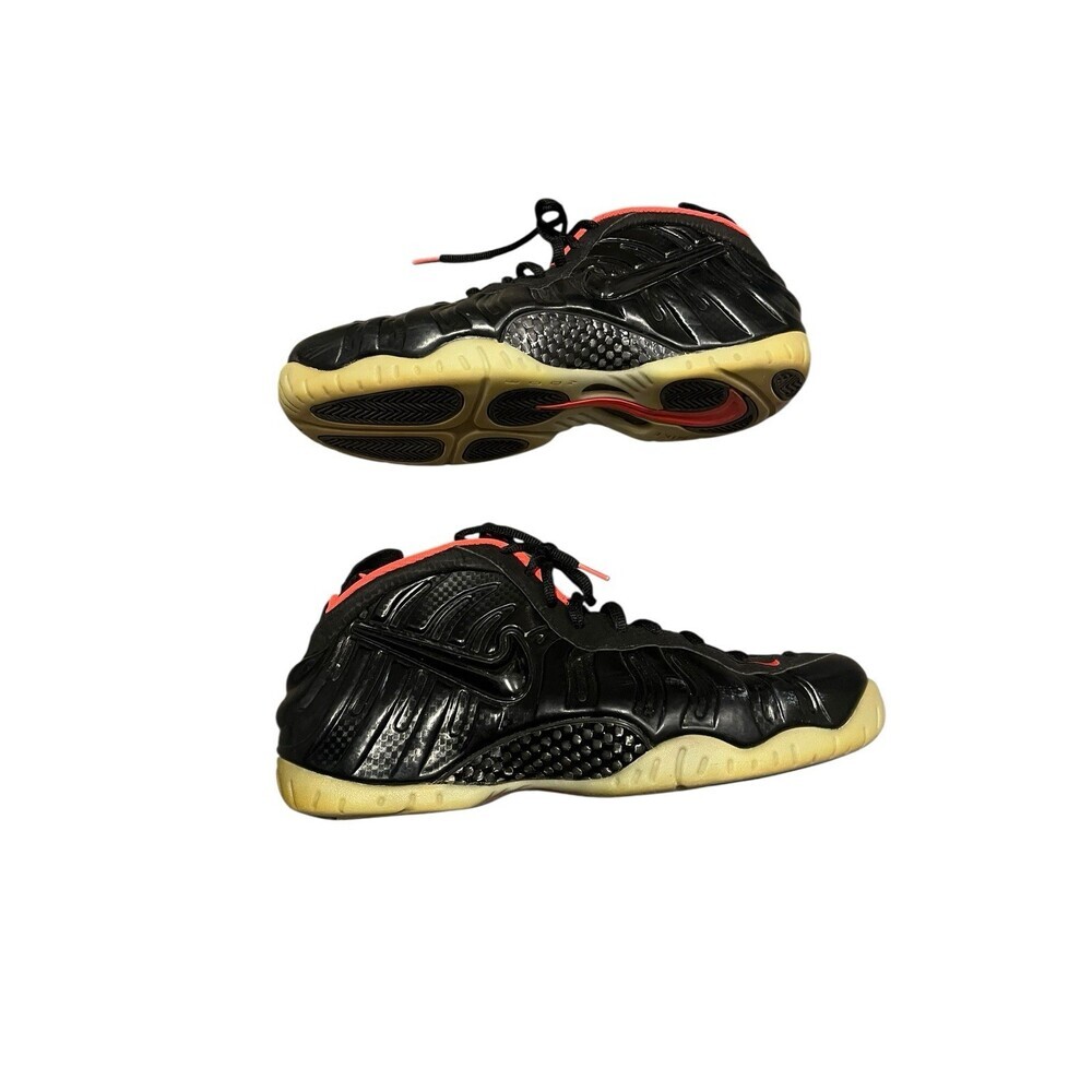 NIKE 2014 AIR FOAMPOSITE 616750-001 YEE ZY GLOW IN THE DARK FLIGHTPOSITE Size 13 image 2